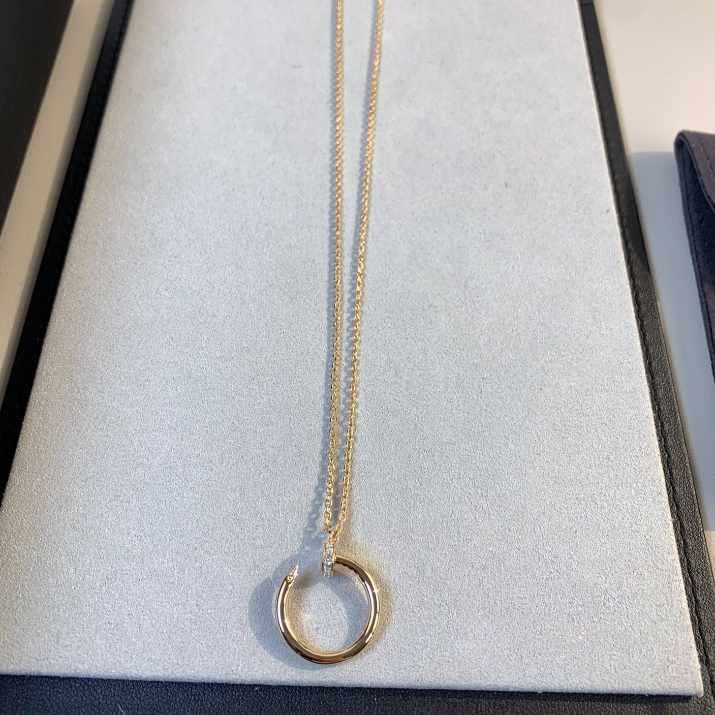 [Cartier]JUSTE NECKLACE PINK GOLD