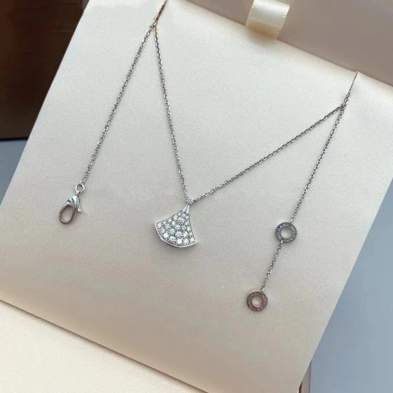 [Bulgari]DREAM NECKLACE SILVER DIAMOND
