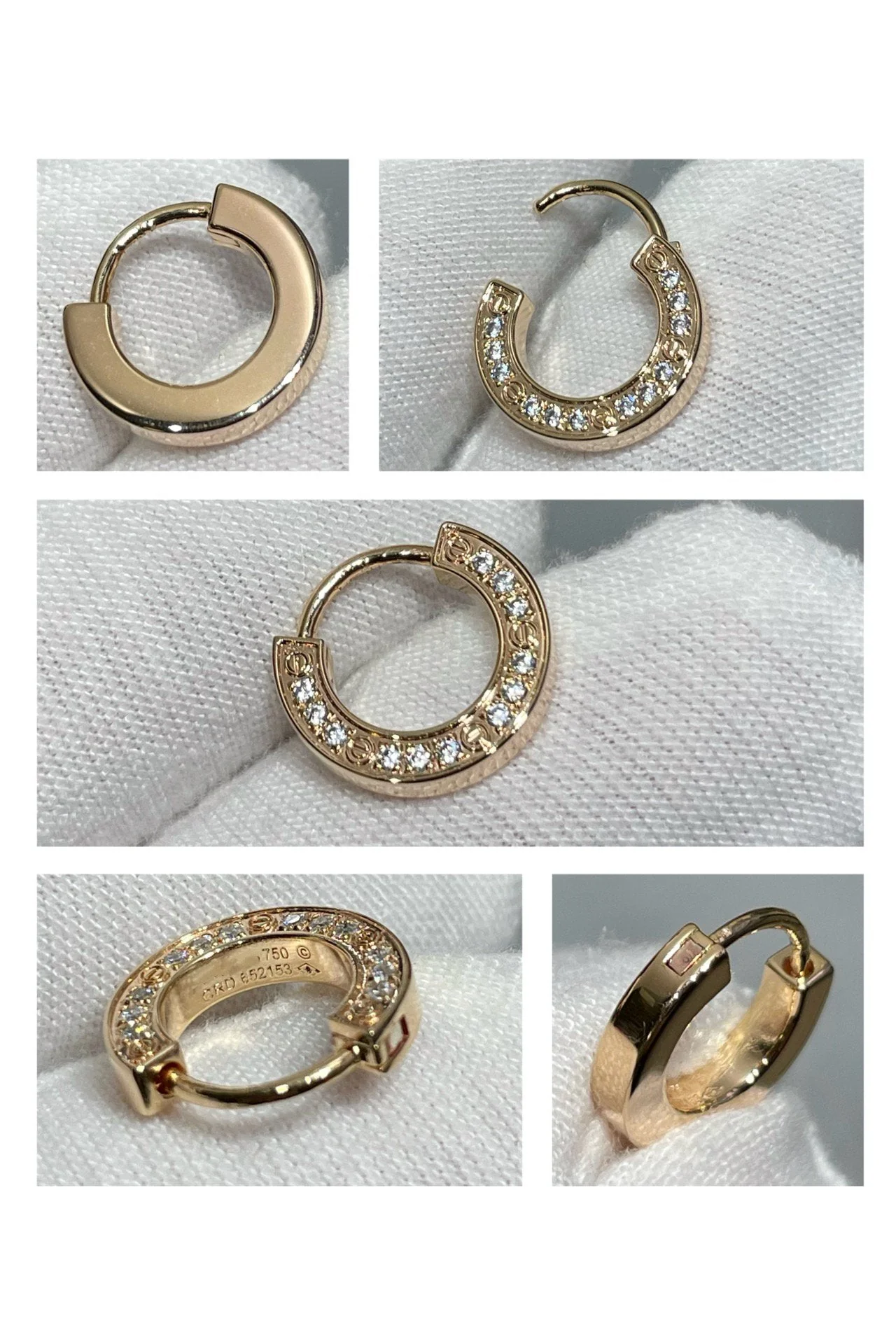 [Cartier]LOVE DIAMOND EARRINGS