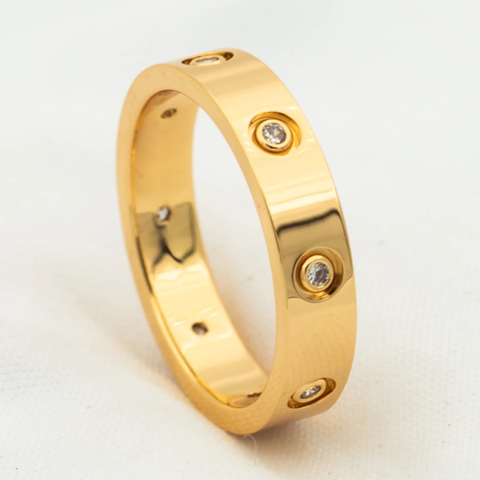 [Cartier]LOVE RING 3.6MM 8 DIAMONDS