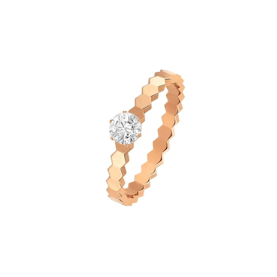 [Chaumet]BEE LOVE RING PINK GOLD 1 DIAMOND