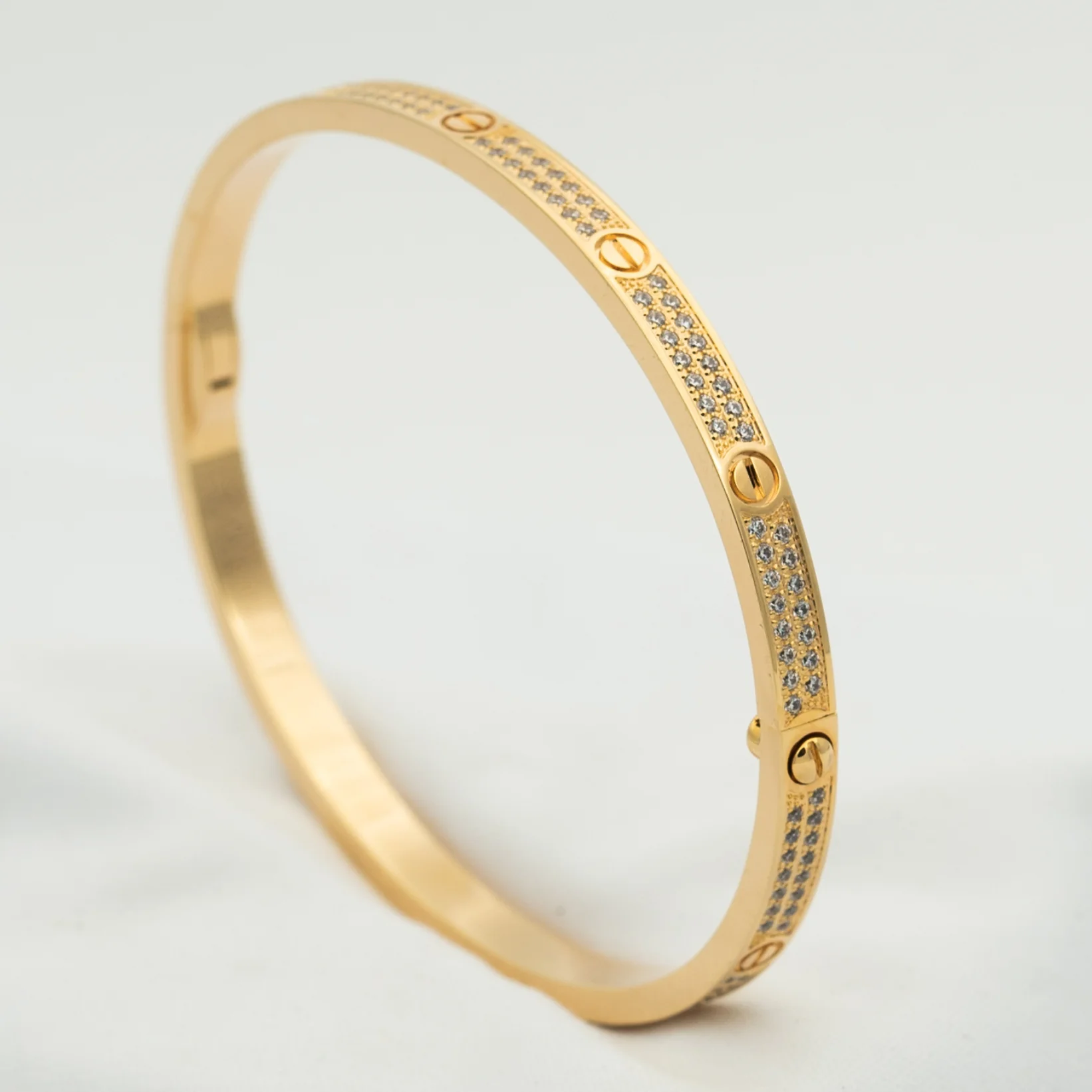 [Cartier]LOVE BRACELET 3.65MM DIAMOND-PAVED