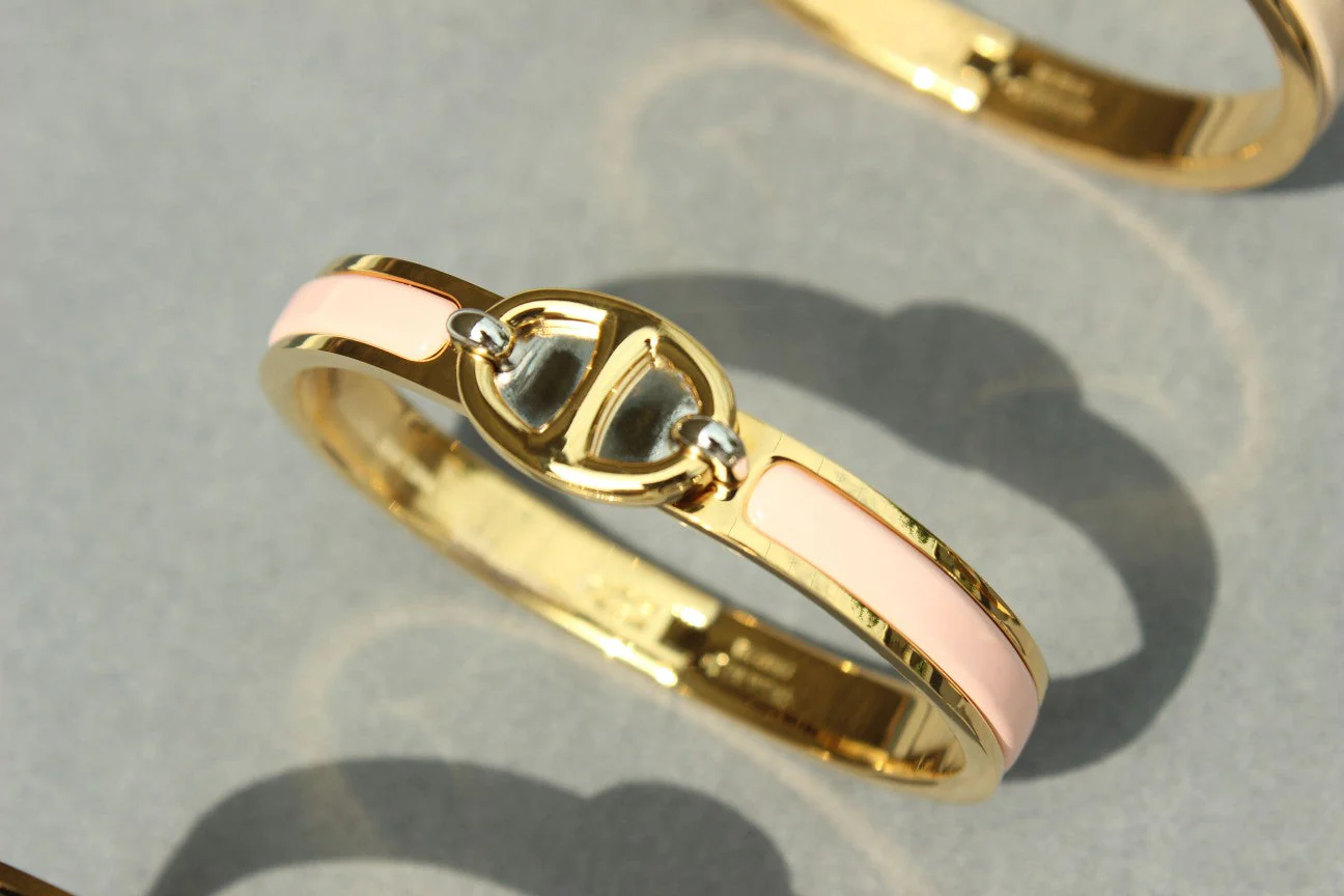 [Hermes]CLIC CHAINE GOLD BRACELET