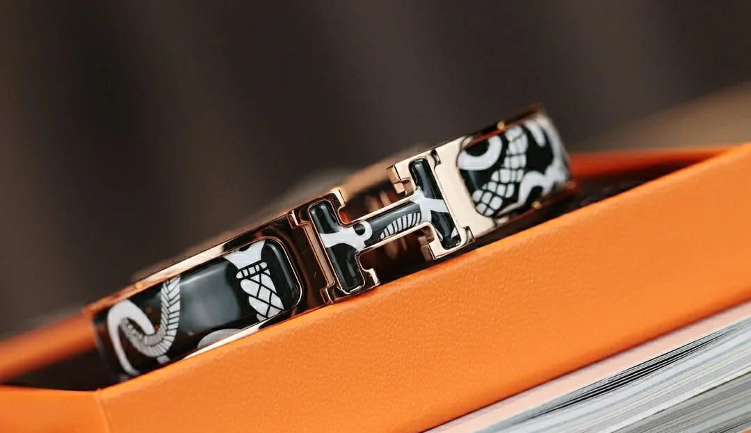 [Hermes]H TARTAN BRACELET 12MM