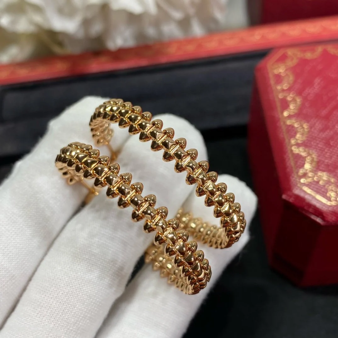 [Cartier]CLASH LARGE HOOP EARRINGS