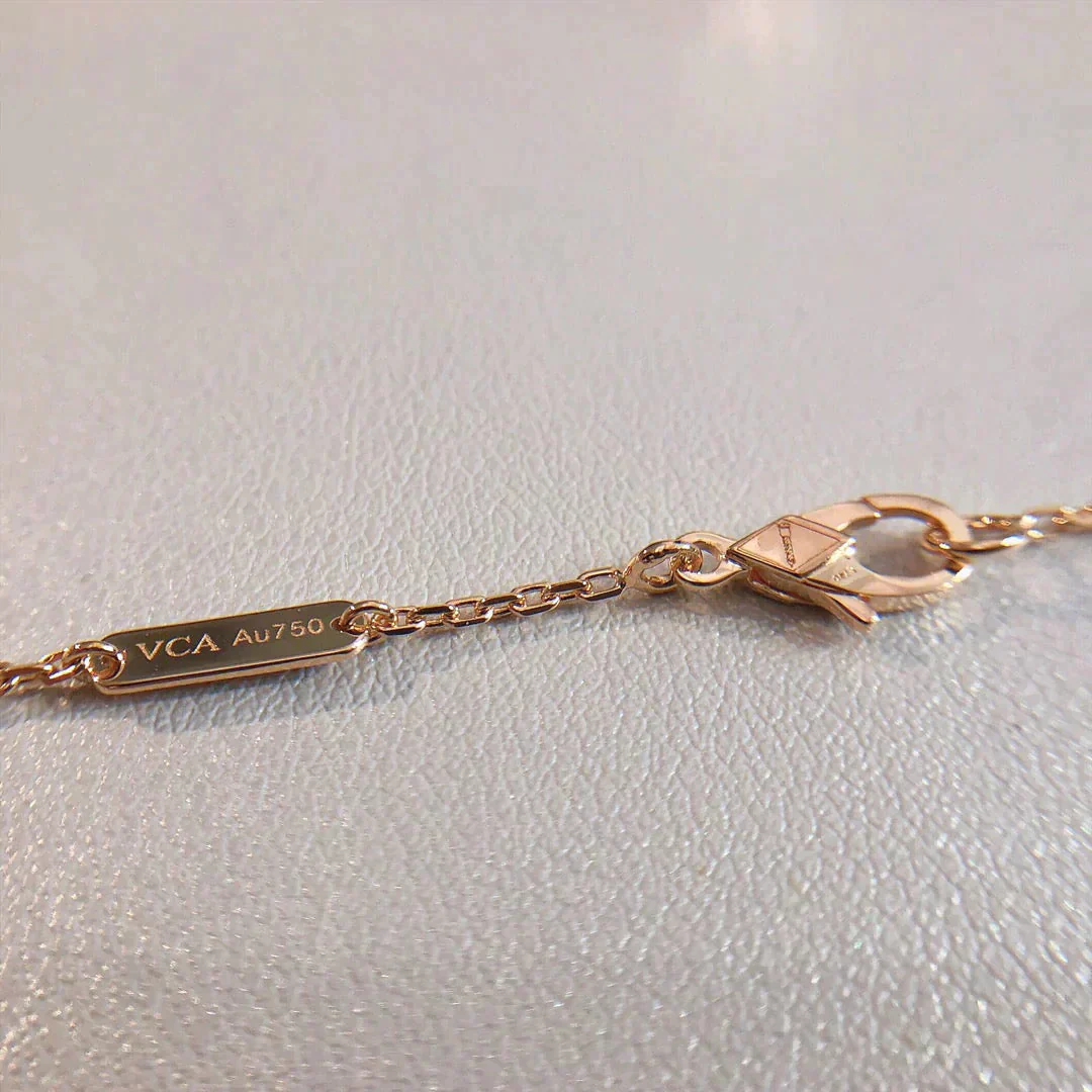[Van Cleef & Arpels]PERLEE PEDANT NECKLACE GOLD / ROSE GOLD