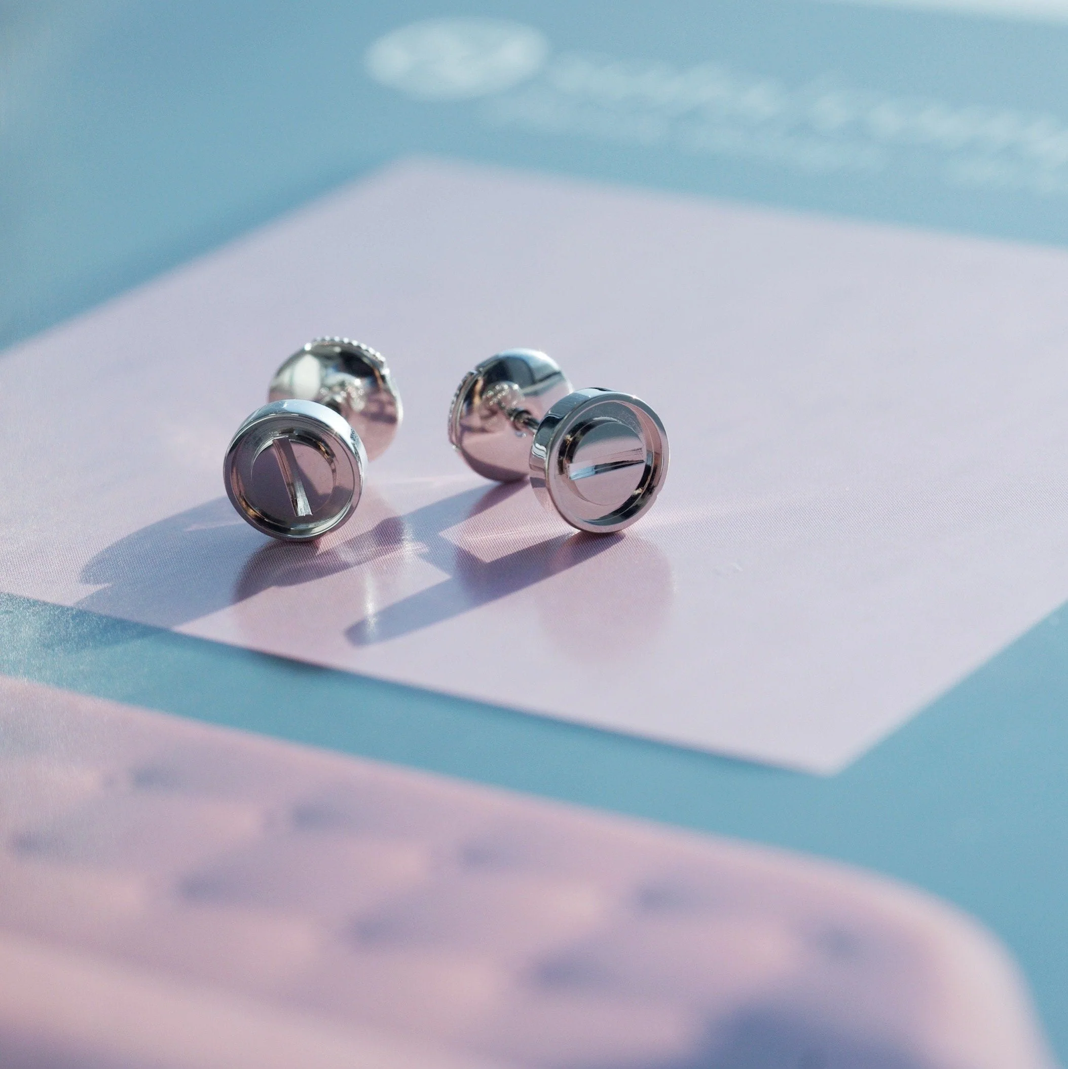 [Cartier]LOVE EARRINGS SILVER 10MM