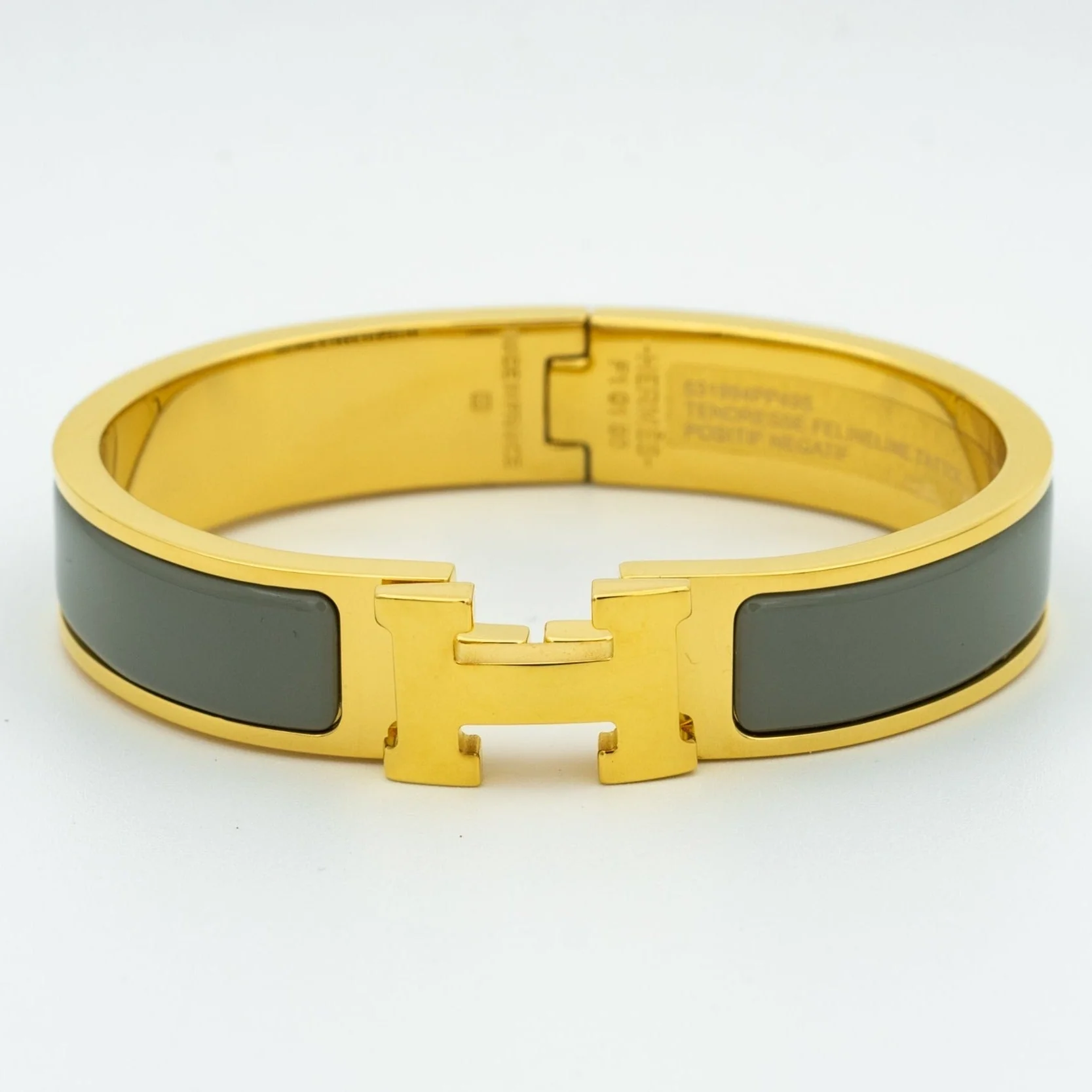 [Hermes]H BRACELET BLUE GREEN 12MM