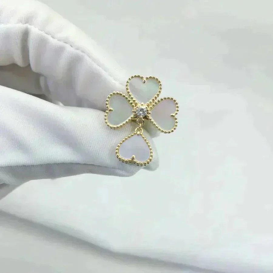 [Van Cleef & Arpels]SWEET CLOVER WHITE MOP RING