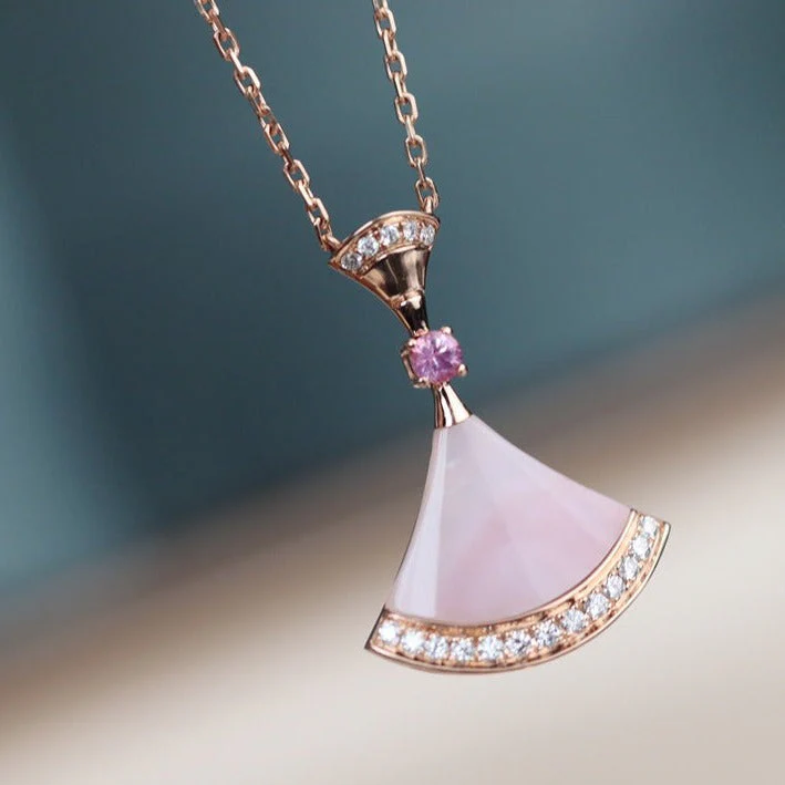 [Bulgari]DREAM NECKLACE PINK MOP DIAMOND