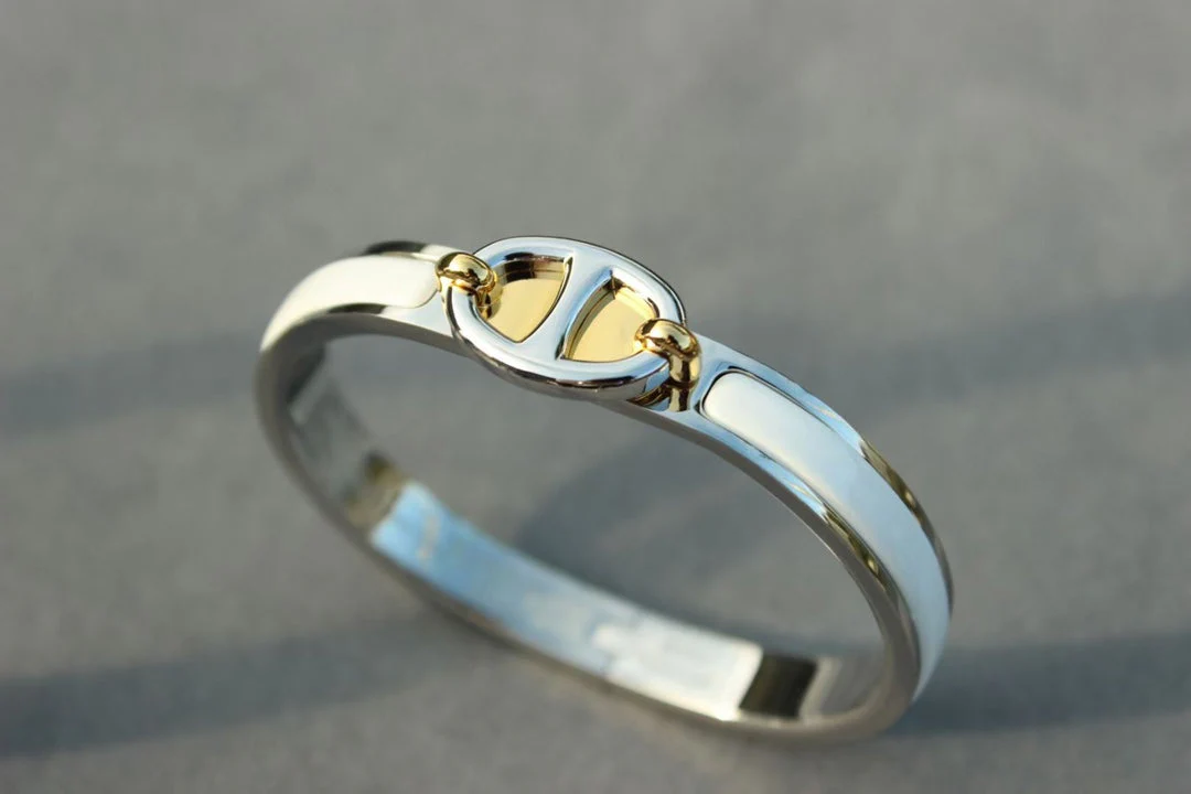 [Hermes]CLIC CHAINE SILVER BRACELET