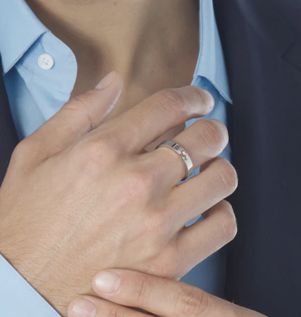 [Chaumet]ALLIANCE LIENS VIDENCE 4MM RING