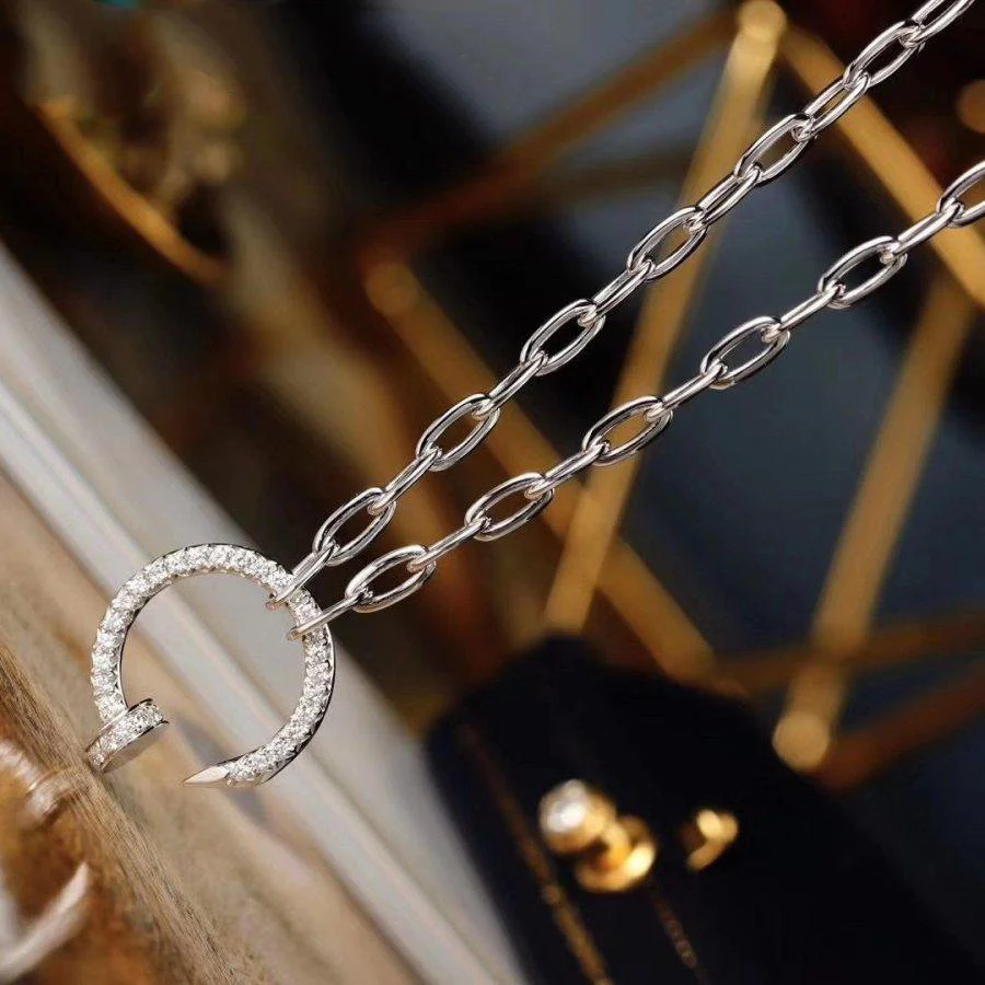 [Cartier]JUSTE NECKLACE DIAMONDS