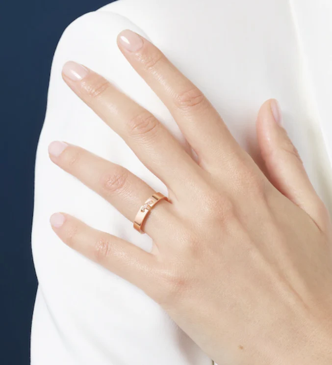 [Chaumet]ALLIANCE LIENS VIDENCE DIAMOND 4MM RING