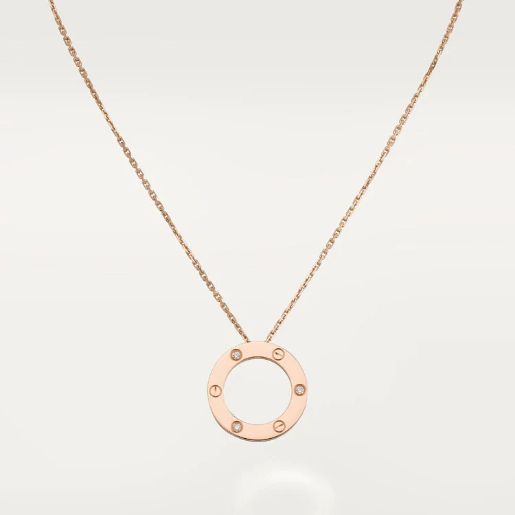 [Cartier]LOVE NECKLACE 16MM 3 DIAMONDS
