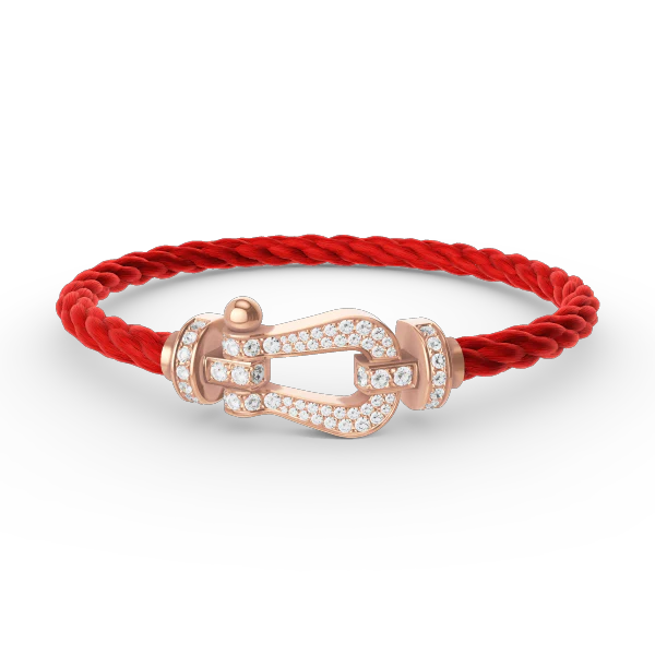 [Fred]FORCE LARGE HORSESHOE FULL DIAMOND BRACELET ROSE GOLD