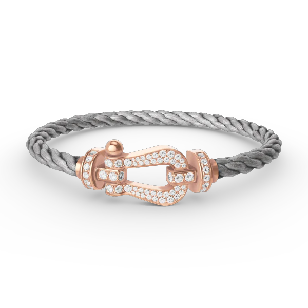 [Fred]FORCE LARGE HORSESHOE FULL DIAMOND BRACELET ROSE GOLD