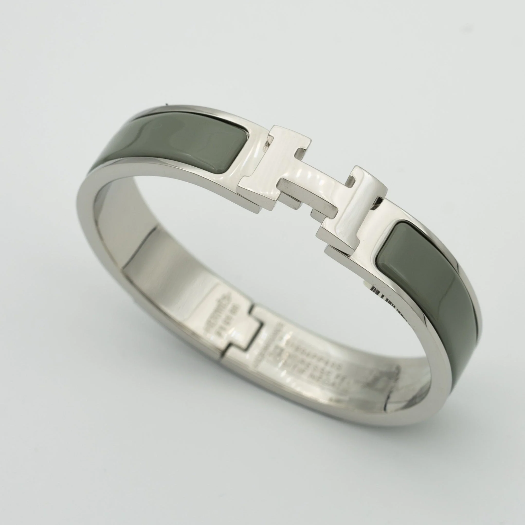 [Hermes]H BRACELET BLUE GREEN 12MM