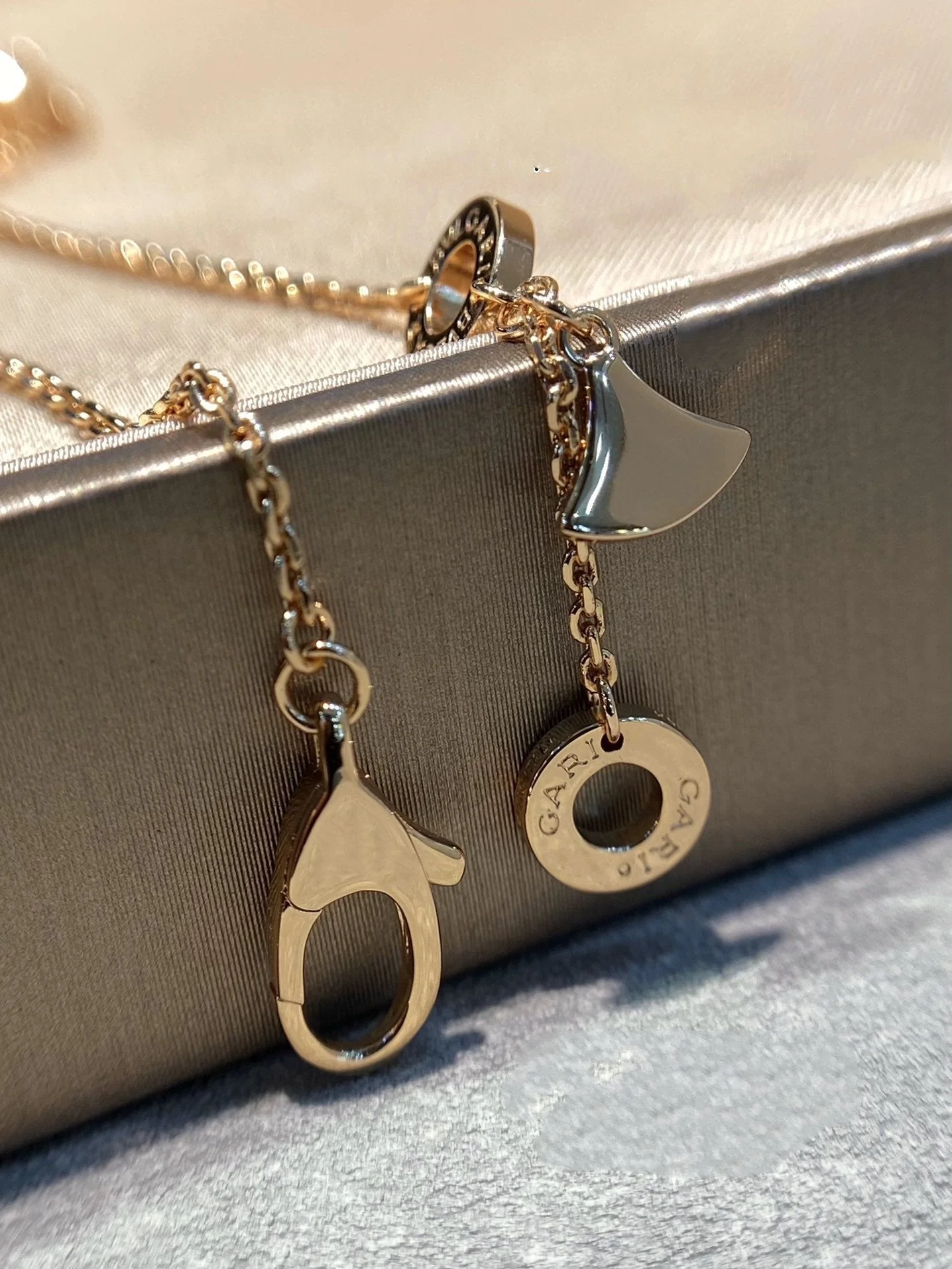 [Bulgari]DREAM MALACHITE DIAMOND PAVED PINK GOLD NECKLACE