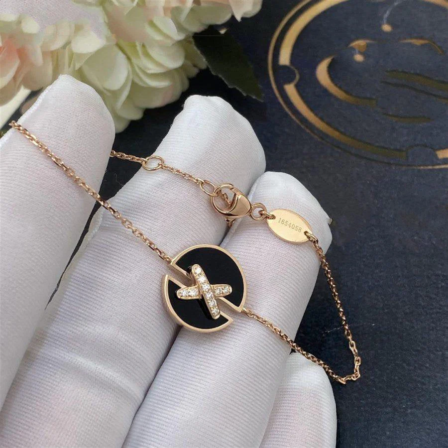 [Chaumet]JEUX DE BRACELET ONYX PINK GOLD DIAMOND