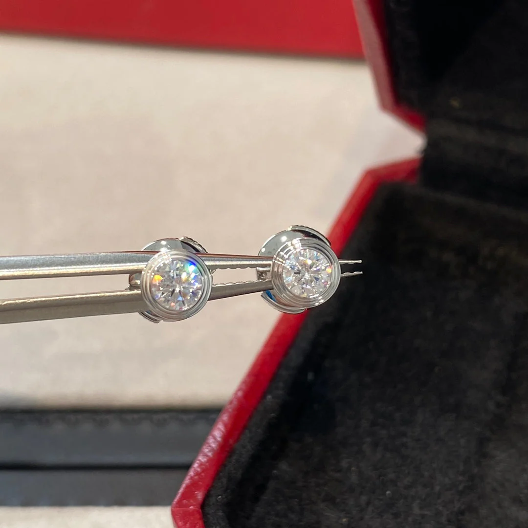 [Cartier]DAMOUR DIAMOND EARRINGS