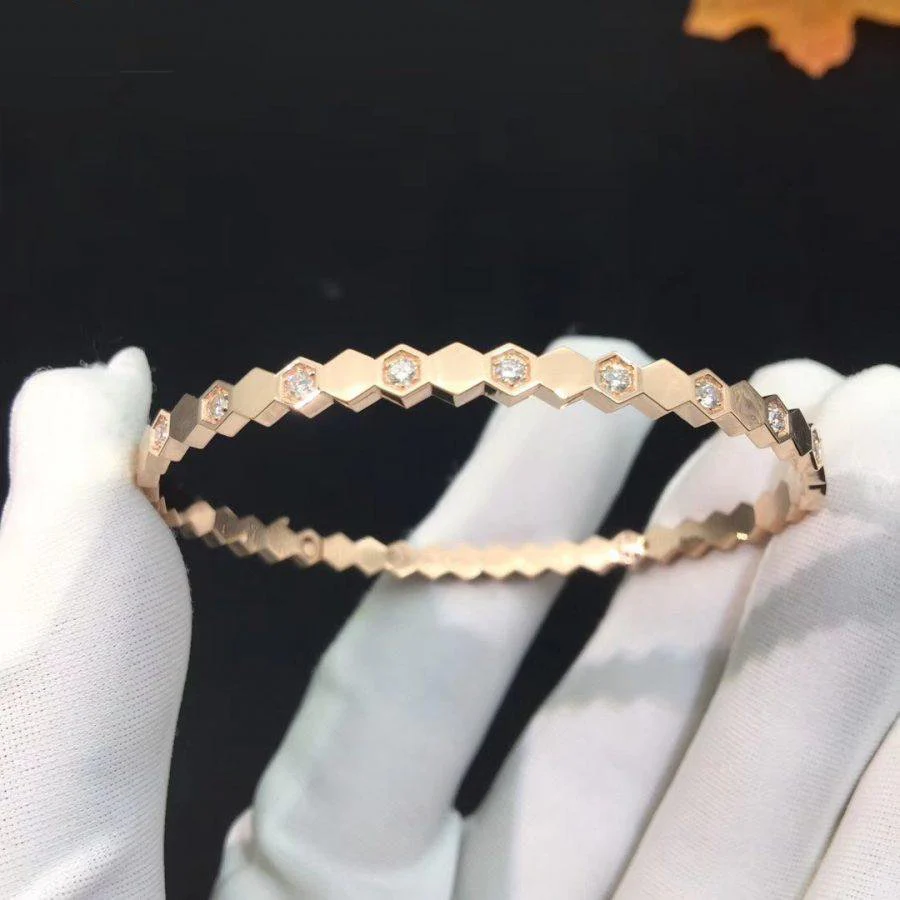 [Chaumet]BEE LOVE PINK GOLD DIAMOND BRACELET