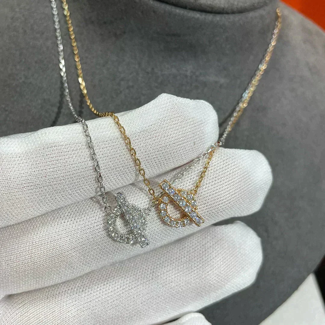 [Hermes]ECHAPEE NECKLACE DIAMOND