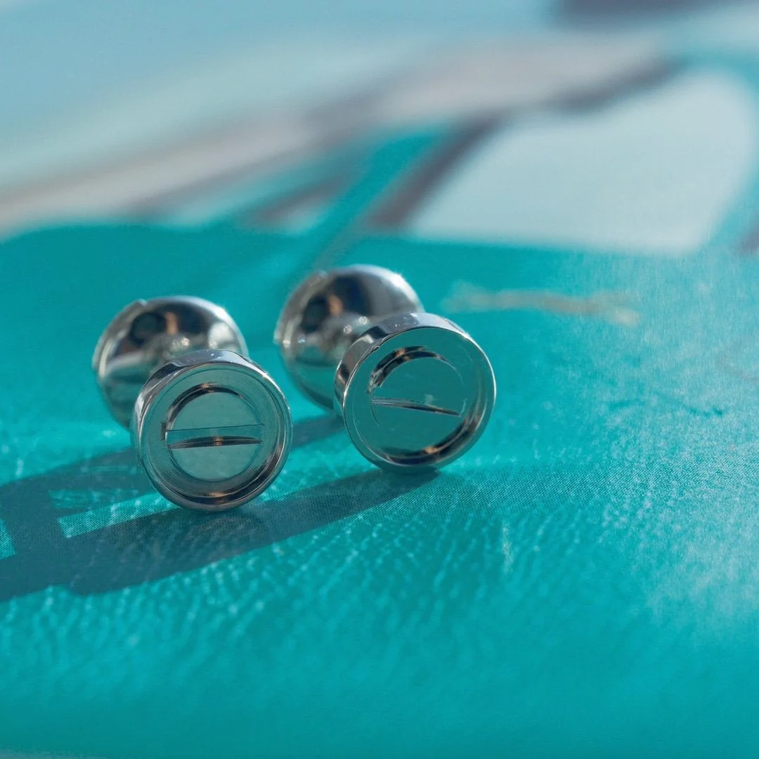 [Cartier]LOVE EARRINGS SILVER 10MM