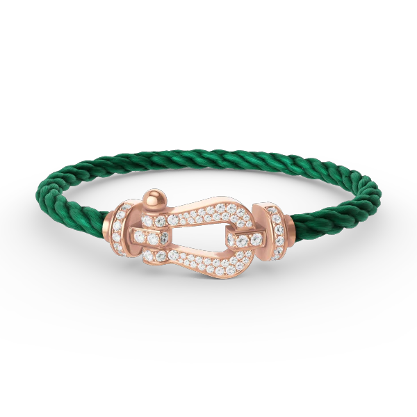 [Fred]FORCE LARGE HORSESHOE FULL DIAMOND BRACELET ROSE GOLD