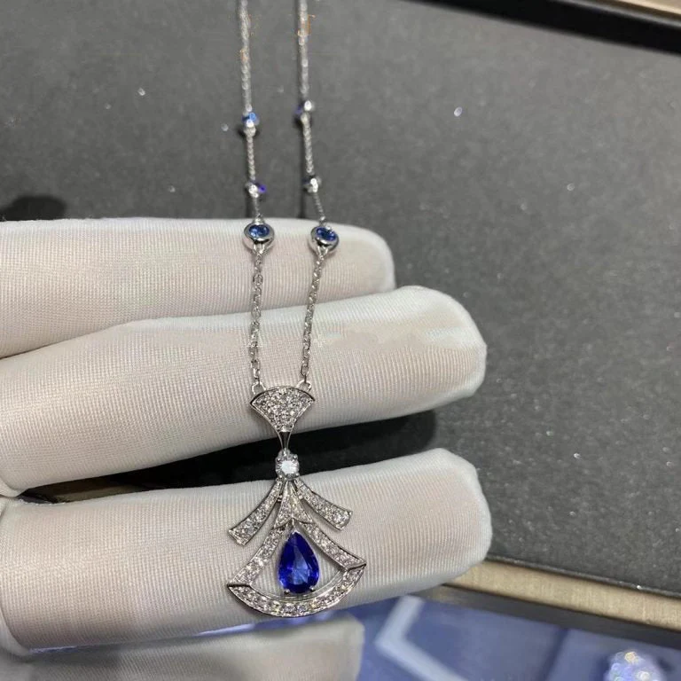 [Bulgari]DREAM NECKLACE AGATE DIAMOND SILVER