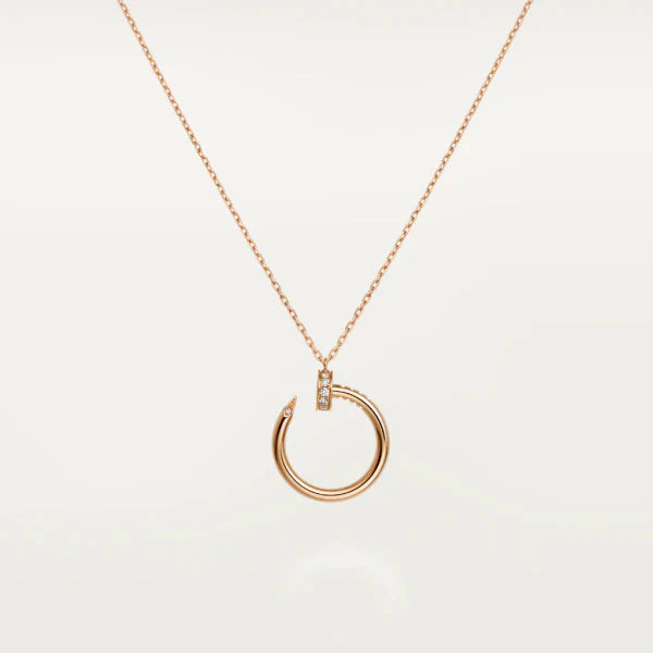 [Cartier]JUSTE NECKLACE PINK GOLD