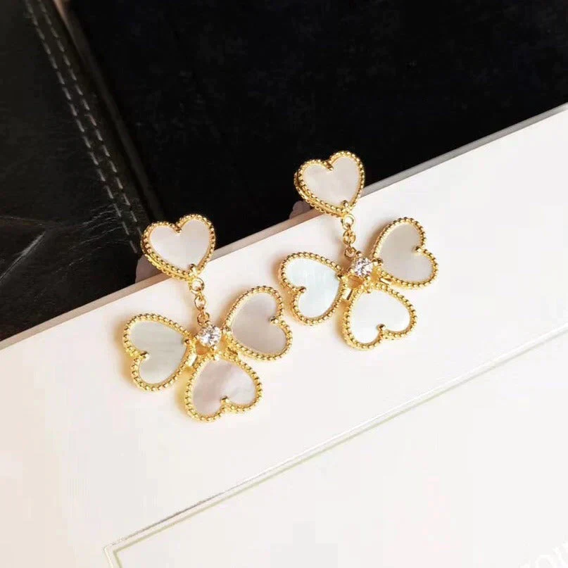 [Van Cleef & Arpels] SWEET WHITE MOP EARRINGS