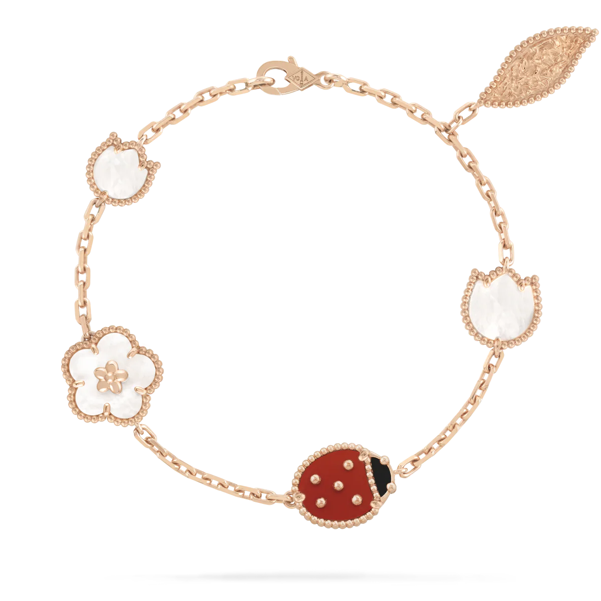 [Van Cleef & Arpels]LUCKY SPRING 5 MOTIF BRACELET