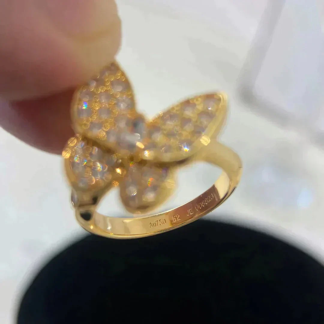 [Van Cleef & Arpels]BUTTERFLY DIAMOND RING