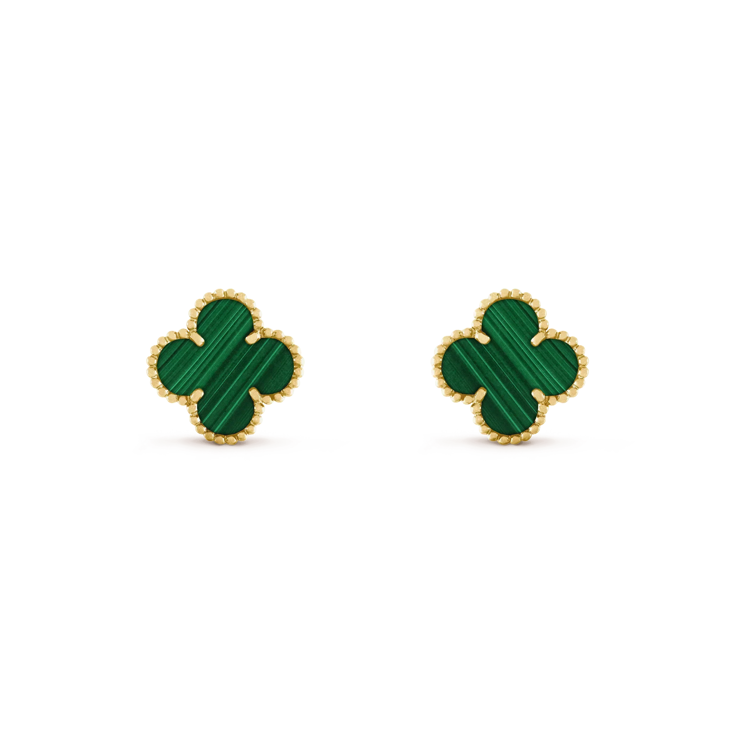 [Van Cleef & Arpels] MEDIUM 1 MOTIFS MALACHITE  EARRINGS