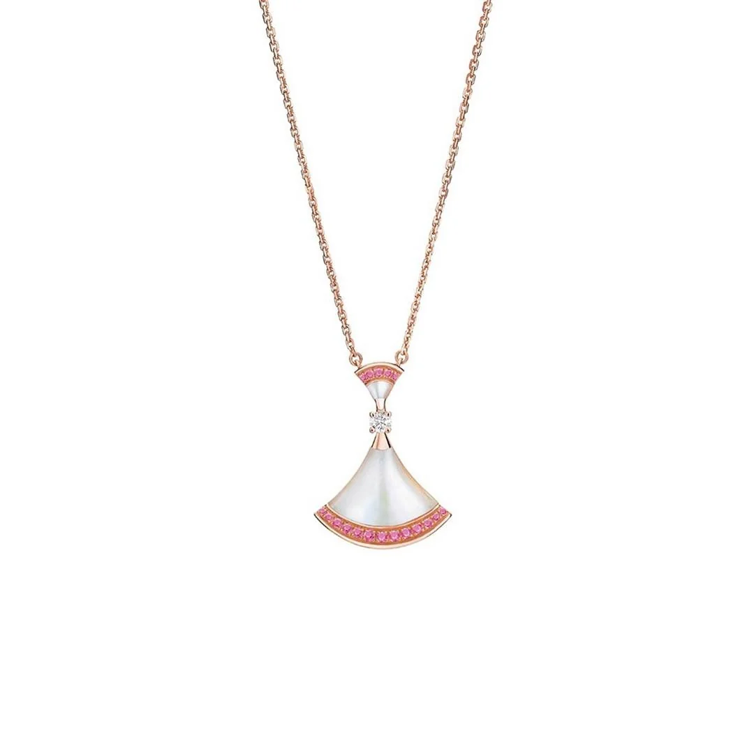 [Bulgari]DREAM NECKLACE MOP PINK DIAMOND