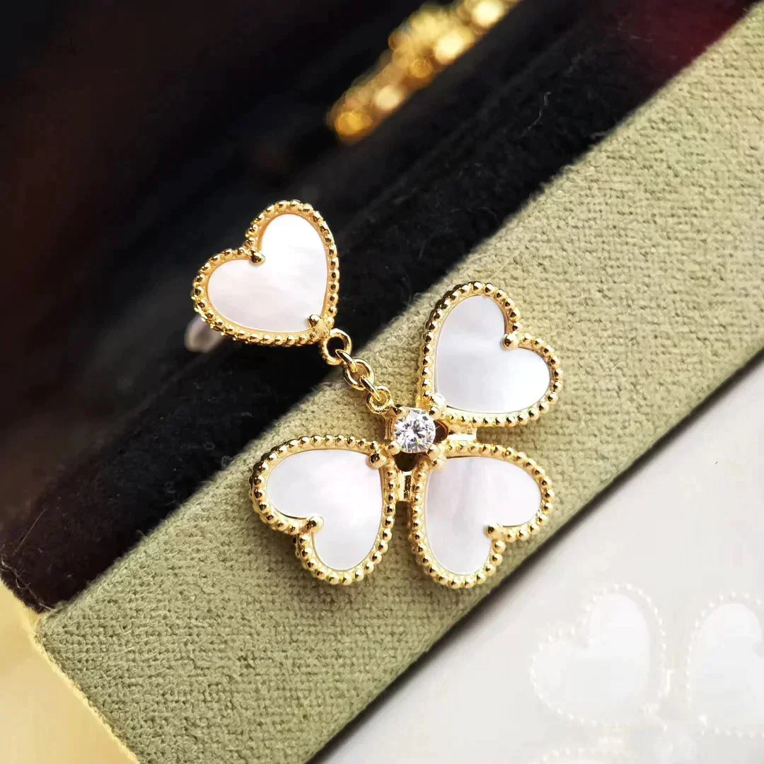 [Van Cleef & Arpels] SWEET WHITE MOP EARRINGS