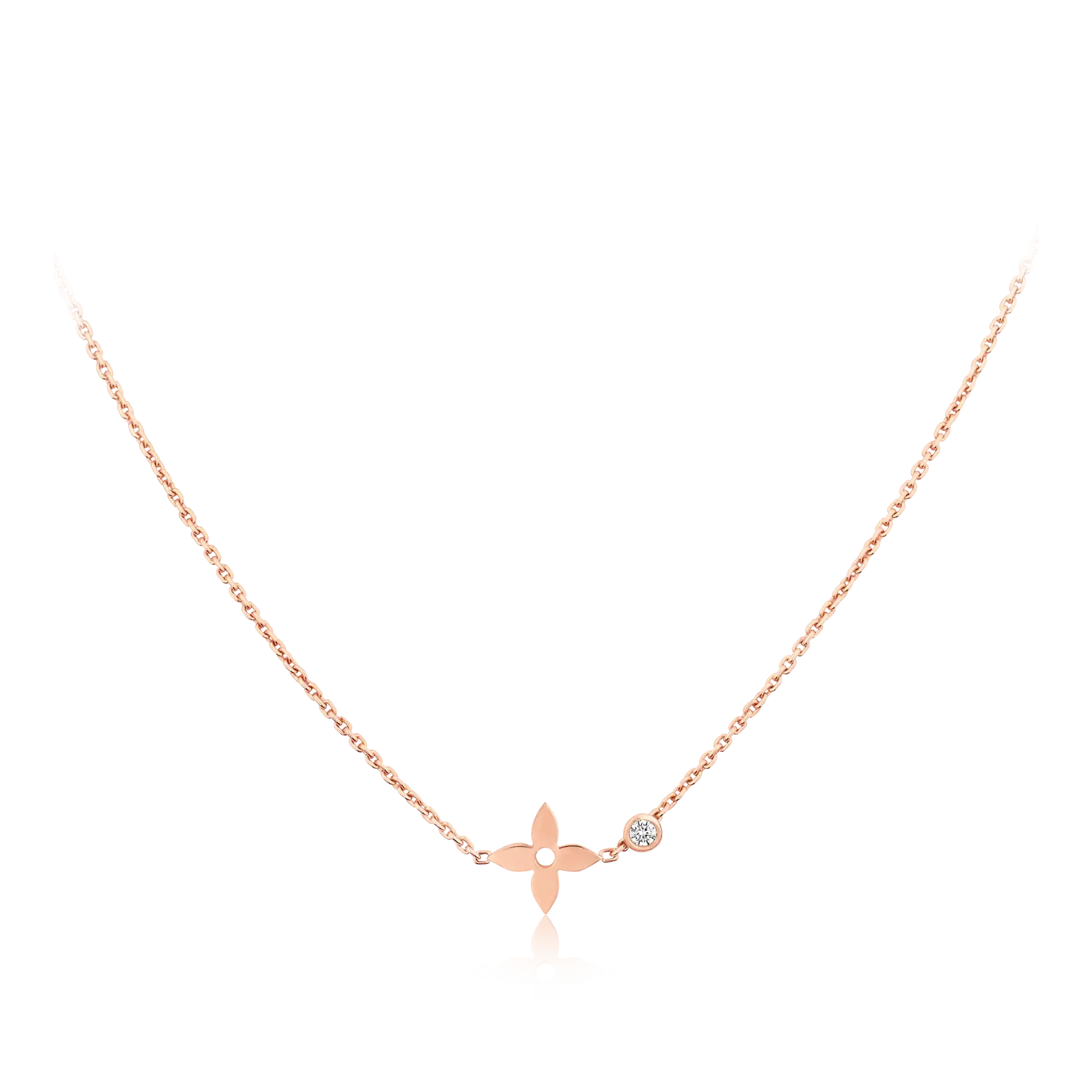[Louis vuitton]BLOSSOM PENDANT PINK GOLD AND DIAMOND