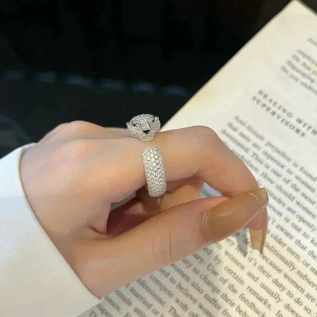 [Cartier]PANTHERE 5.5MM ALL DIAMOND RING