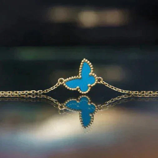 [Van Cleef & Arpels]BUTTERFLY TURQUOISE BUTTERFLY BRACELET