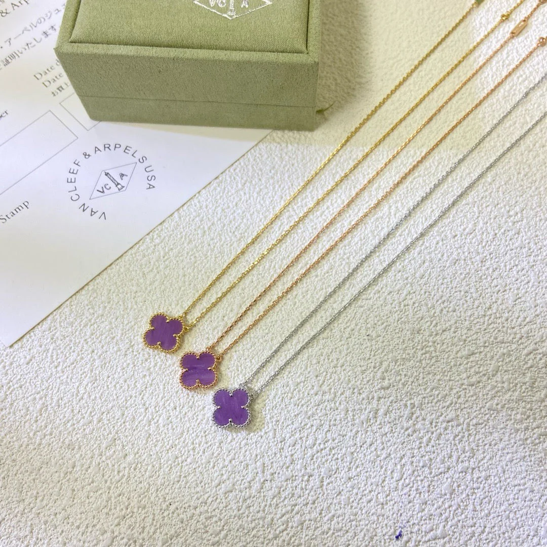 [Van Cleef & Arpels] 15MM  PURPLE VIOLET NECKLACE