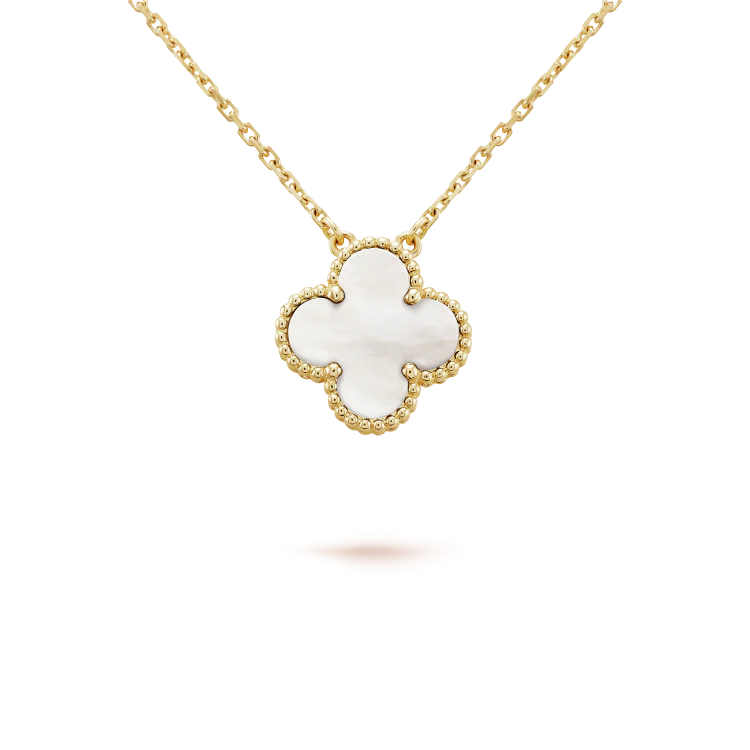 [Van Cleef & Arpels]  15MM WHITE MOTHER OF PEARL NECKLACE