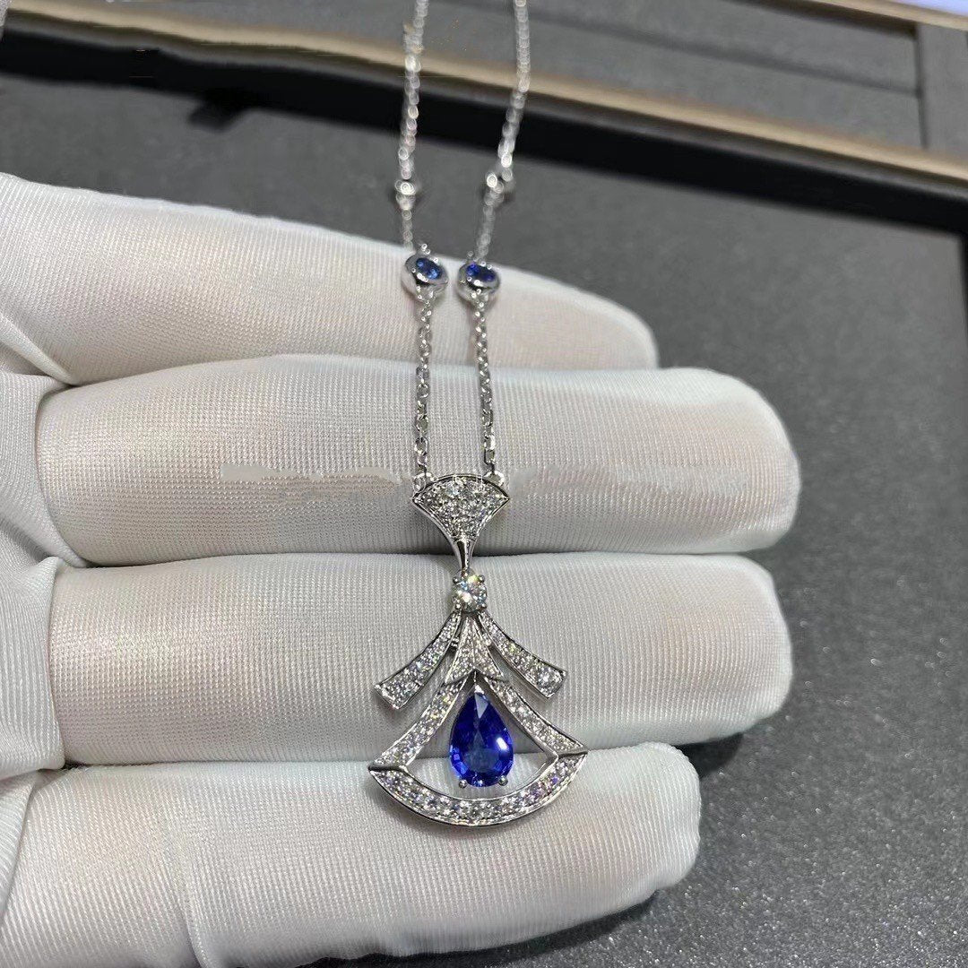 [Bulgari]DREAM NECKLACE AGATE DIAMOND SILVER