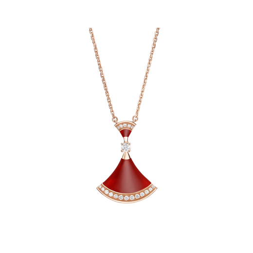 [Bulgari]DREAM NECKLACE CARNELIAN DIAMOND