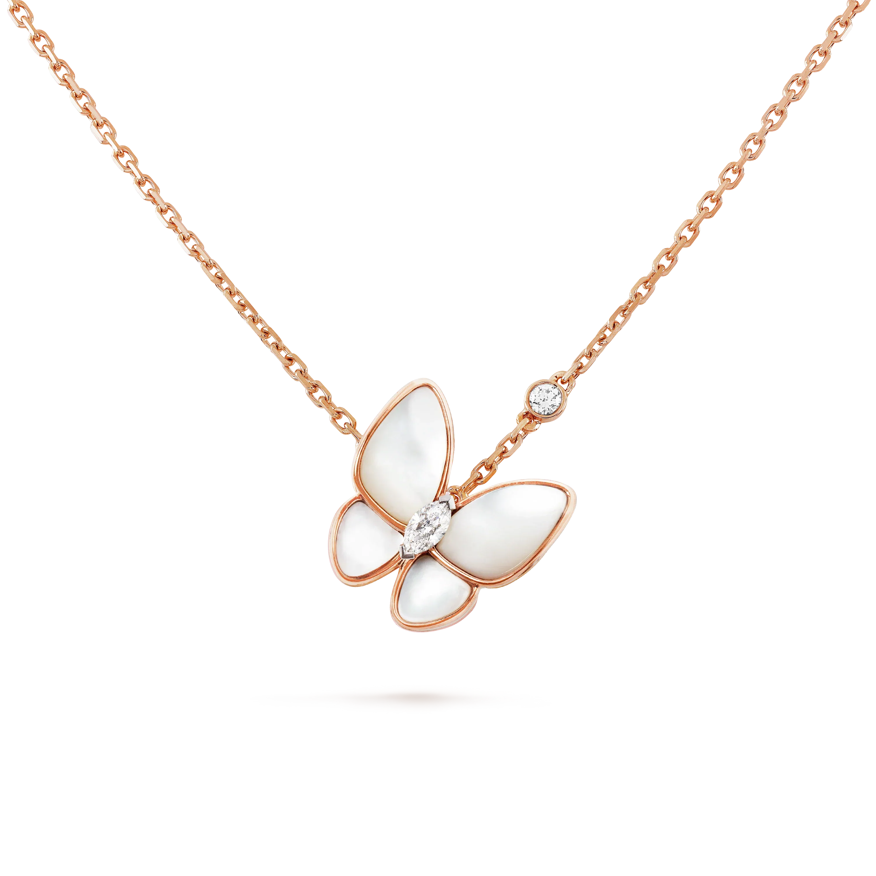 [Van Cleef & Arpels]BUTTERFLY MOP DIAMOND NECKLACE