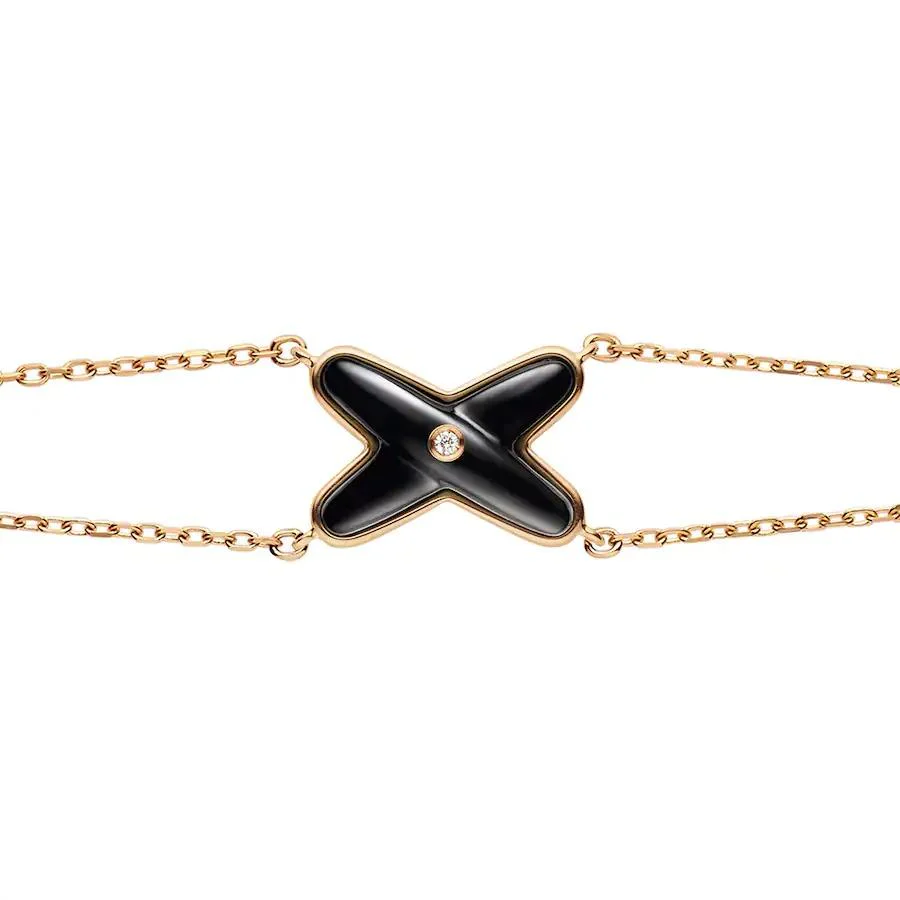 [Chaumet]JEUX BRACELET ONYX PINK GOLD 1 DIAMOND