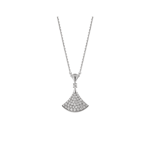 [Bulgari]DREAM NECKLACE SILVER FULL DIAMOND