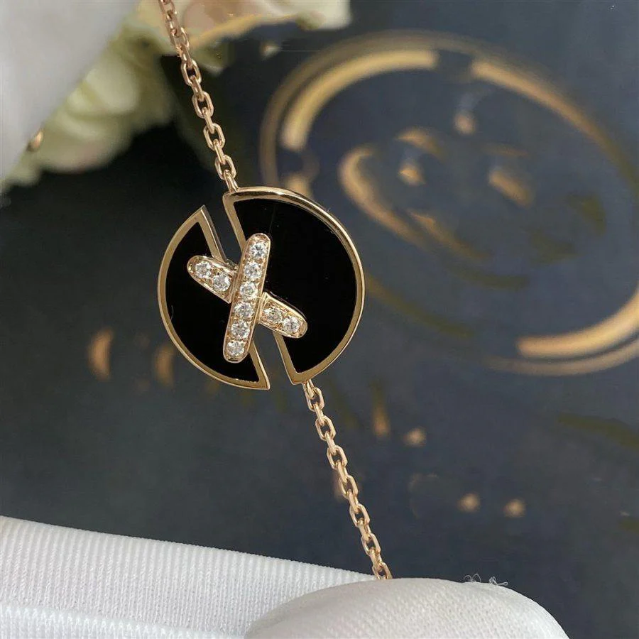 [Chaumet]JEUX DE BRACELET ONYX PINK GOLD DIAMOND