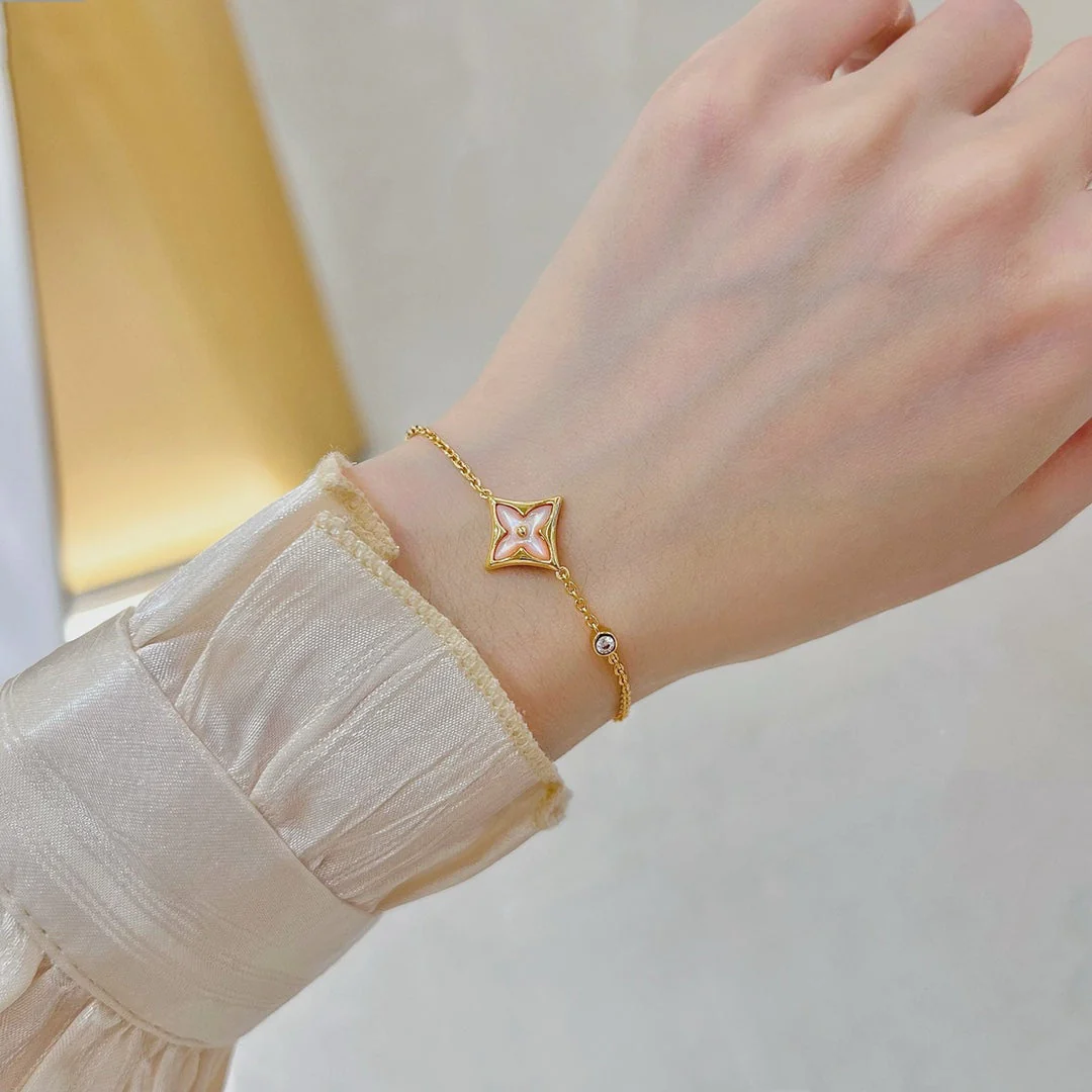 [Louis vuitton]STAR 1 DIAMOND PINK GOLD BRACELET