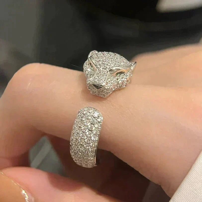 [Cartier]PANTHERE 5.5MM ALL DIAMOND RING